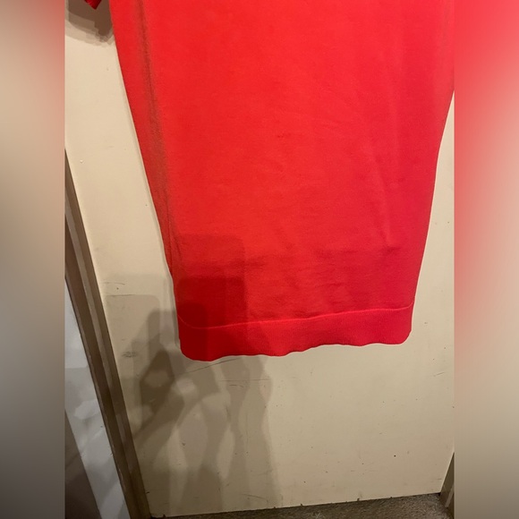 Michael Kors Sz M pink hooded dress viscose nylon mix short sleeve - Picture 11 of 12